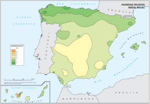 humedad relativa media anual
